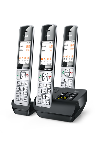 Gigaset Comfort 500A Trio Silver/Black Phone - L36852-H3023-B111