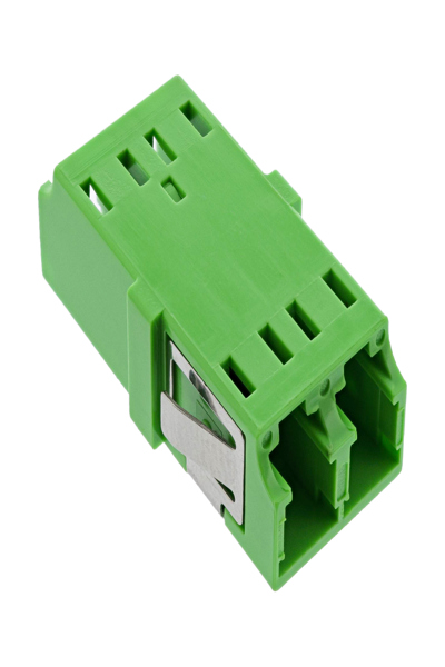 InLine Fiber optic coupler - duplex LC/LC - singlemode - green - ceramic sleeve - 89989P