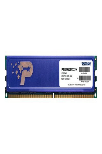 PATRIOT Memory 8GB PC3-10600 - 8 GB - 1 x 8 GB - DDR3 - 1333 MHz - 240-pin DIMM - PSD38G13332H