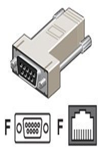Cisco Serial adapter - DB-9 (F) to RJ-45 (F)