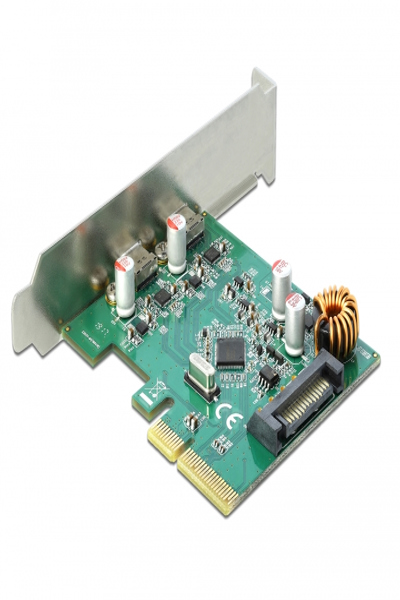 Delock PCI Express x4 Card to 2 x external SuperSpeed USB 10 Gbps (USB 3.1 Gen 2) USB Type-C female - 90397