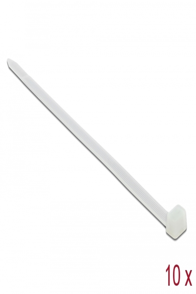 Delock Cable tie - 85 cm - white (pack of 10) - 19673