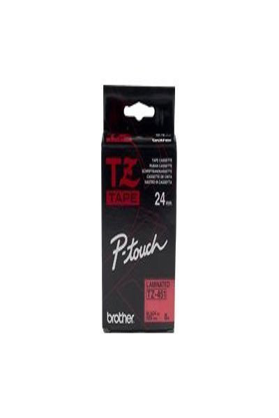 Brother TZ451 - Black on red - Roll (2.4 cm x 8 m) 1 pcs. printer tape - TZ-451