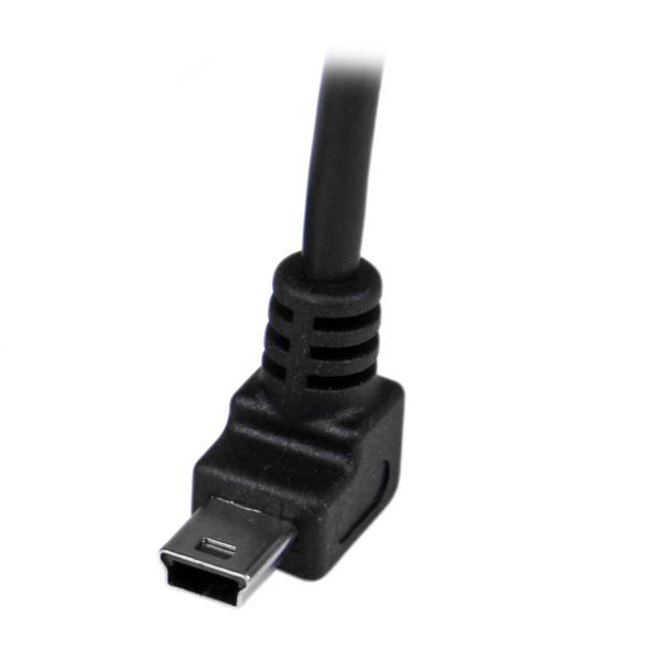 StarTech USBAMB1MU USB to Mini USB Cable Angled - USBAMB1MU