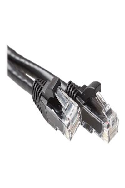 ACT Black 0.25 meter U/UTP CAT6A patch cable snagless with RJ45 connectors - 0.25 m - Cat6a - U/UTP (UTP) - RJ-45 - RJ-45 - Black