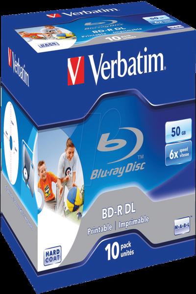 Verbatim 10 x BD-R DL - 50 GB 6x - 43736