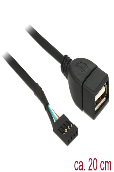 Delock USB internal to external cable - 83291