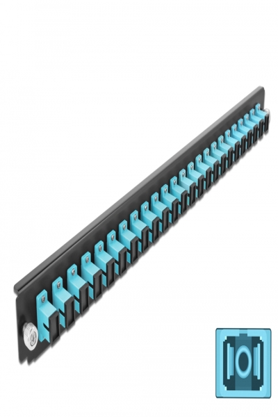 Delock Fiber-optic splice box rack mount panel - 43354