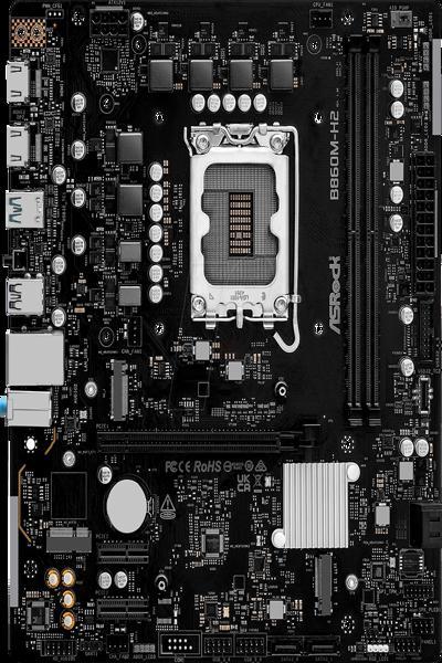 ASRock B860M-H2 - Moderkort - 90-MXBS0-A0UAYZ