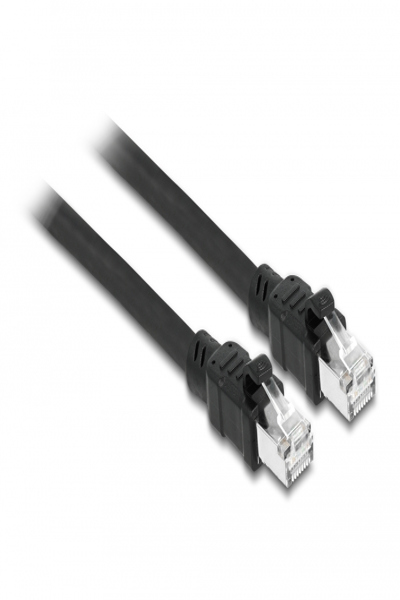 Delock Network cable RJ45 Cat.6A F/UTP with inner metal sheath 1 m - 1 m - Cat6a - F/UTP (FTP) - RJ-45 - RJ-45 - Black - 80113