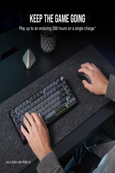 Corsair K65 PLUS TRÅDLÖST tangentbord - CH-91D401L-NA