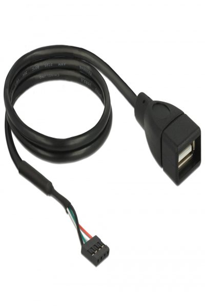 Delock USB cable - 4 pin USB 2.0 header (F) to USB (F) - 85671