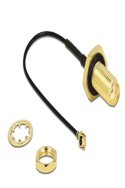 Delock Antennkabel - SMA (hona) till I-PEX (hane) - 88965