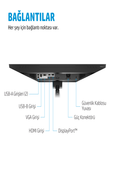 HP E24MV G4 Conferencing Monitor: 24-inch (60.5 cm) conferencing monitor. - 169L0E9#ABU