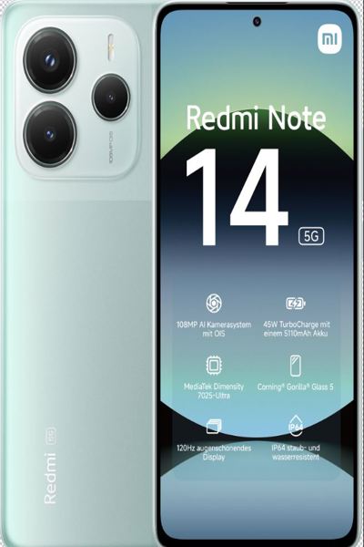 Xiaomi Redmi Note 14 grÃƒÂ¼n Telekom - Smartphone - 256 GB