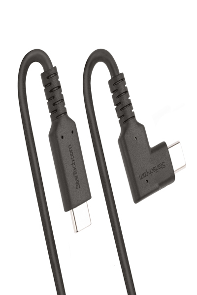 StarTech.com 2m robust rätvinklig USB-C-kabel - RUSB315CC2MBR