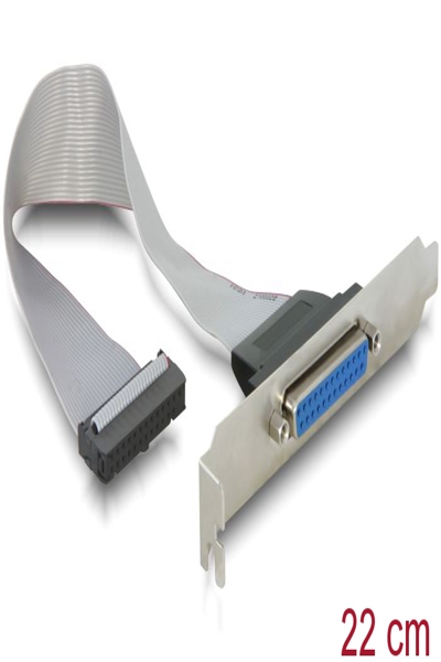 Delock Parallel panel - DB-25 (F) to 26 PIN IDC (F) - 84300