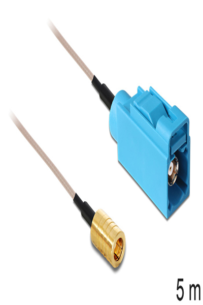Delock Antennkabel - FAKRA Z-kontakt hona till SMB-hane - 88671
