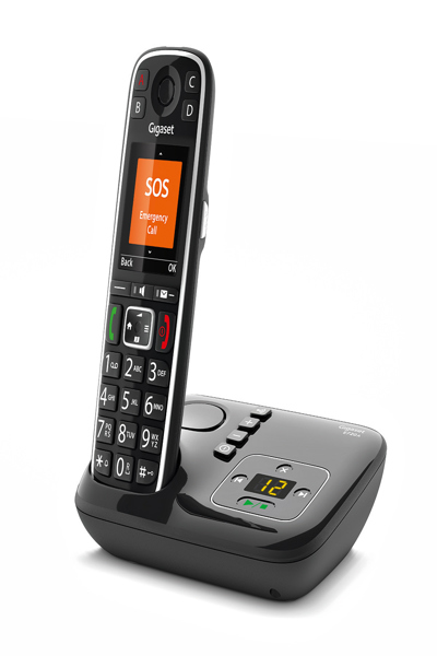 Gigaset E720A Cordless Phone ECO DECT with Answering Machine - S30852-H2923-C101