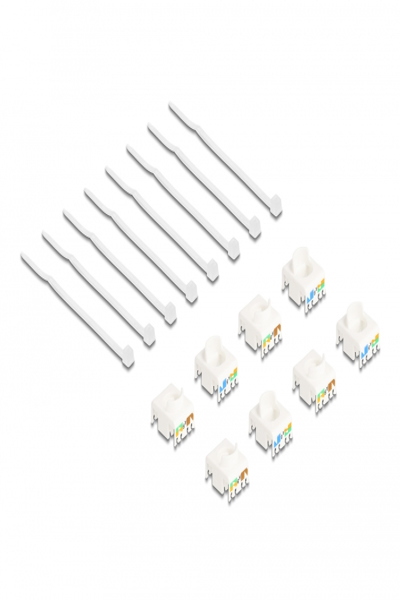 Delock Keystone-modul - RJ-45 (hona) till LSA (hona) - 87896