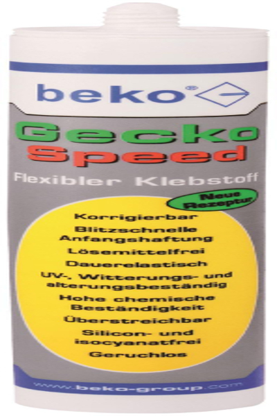 BEKO GECKO Speed - Colle 1-K 290ml Blanc