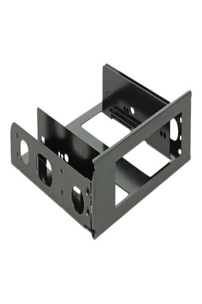 Delock 18267 3.5" Hard Drive Mounting Bracket Aluminum Black - 18267