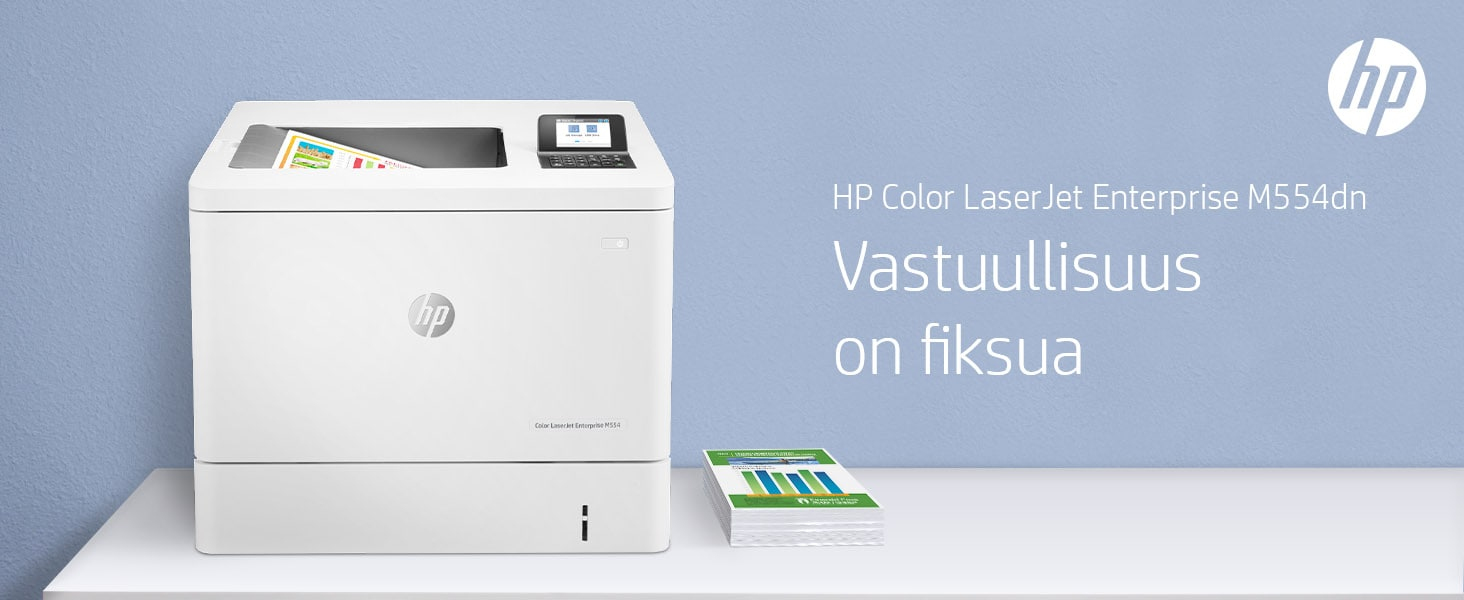 HP Color LaserJet Enterprise M554dn Printer - 7ZU81A