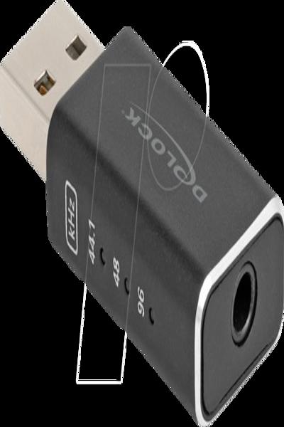 Delock digital-till-analog-omvandlare för ljud - 68001