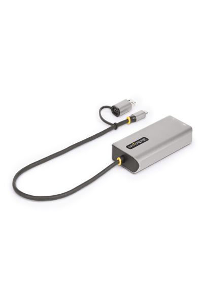 StarTech.com USB-C multiportadapter med ansluten USB-C till USB-A-dongel, dubbel HDMI (4K 30Hz/1080p 60Hz), 3x USB-A, minidockningsstation för laptop, resedockning, 40 cm kabel - 167B-USBC-MULTIPORT