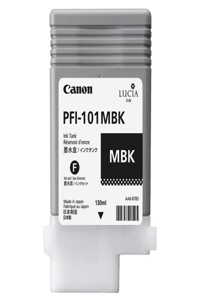 Cartouche d'encre Canon LUCIA PFI-101 MBK - Originale - Noir - 130 ml