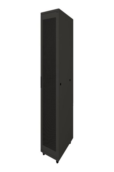LogiLink 19" Standing Server Cabinet - Freestanding rack - 42U - 1500 kg - Key lock - 119 kg - Black - S42S61B
