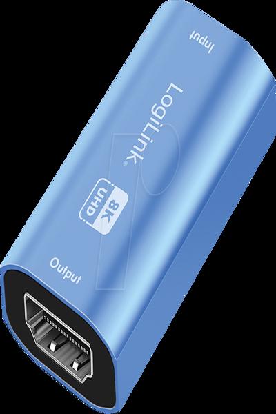 LogiLink Adapter HDMI f/f Repeater 8K/60Hz bis - Cable - Digital/Display/Video - HD0064
