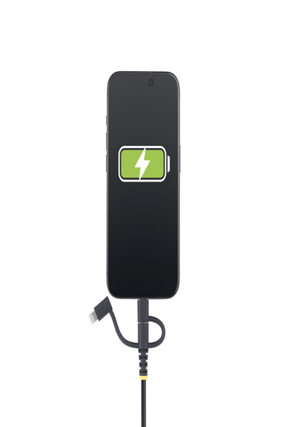 StarTech.com 3.3ft USB Multi Charging Cable - RLTCUB1MBK