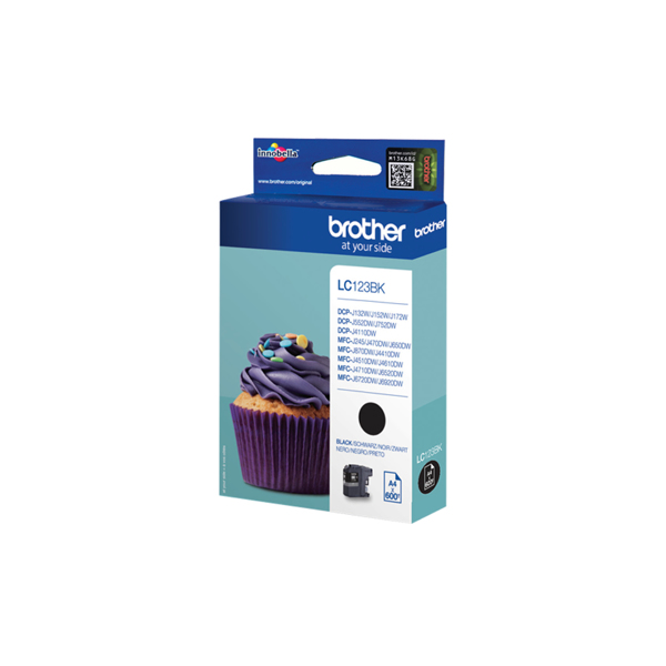 Brother LC123BK - High Yield - svart - LC123BK