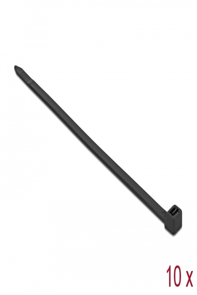 Serre-câbles Delock - 92 cm - noir (lot de 10)