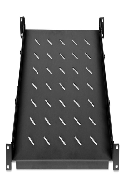 Intellinet Rack shelf - 19" variable rails, fixed mounting - 714112