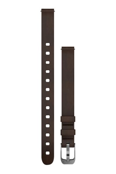 Bracelet de montre connectée Garmin 010-12691-01, cuir marron