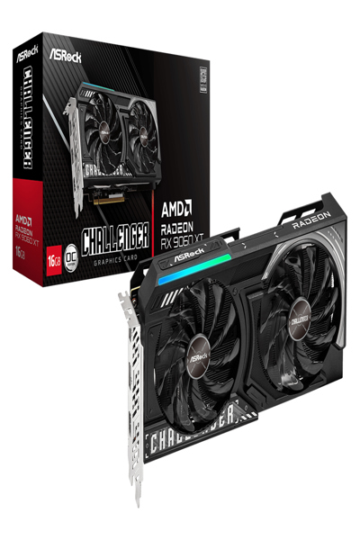 ASRock AMD Radeon RX 9060 XT Challenger 16GB OC - 90-GA5QZZ-00UANF