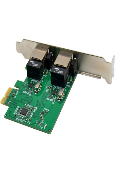 INLINE DUAL GIGABIT NETWORK CARD PCIE X1