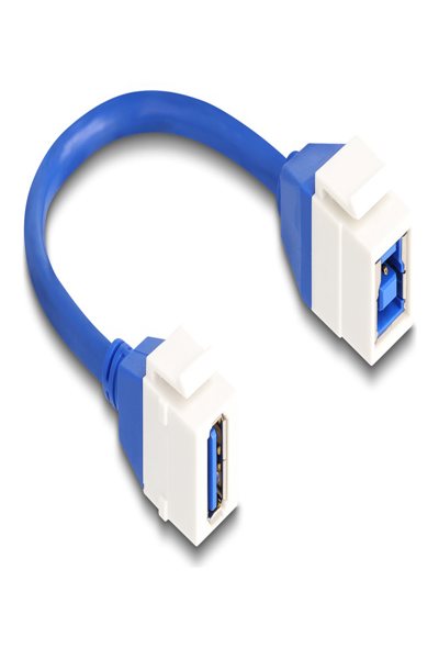 Delock USB cable - USB Type A (F) keystone to USB Type B (F) keystone - 86970