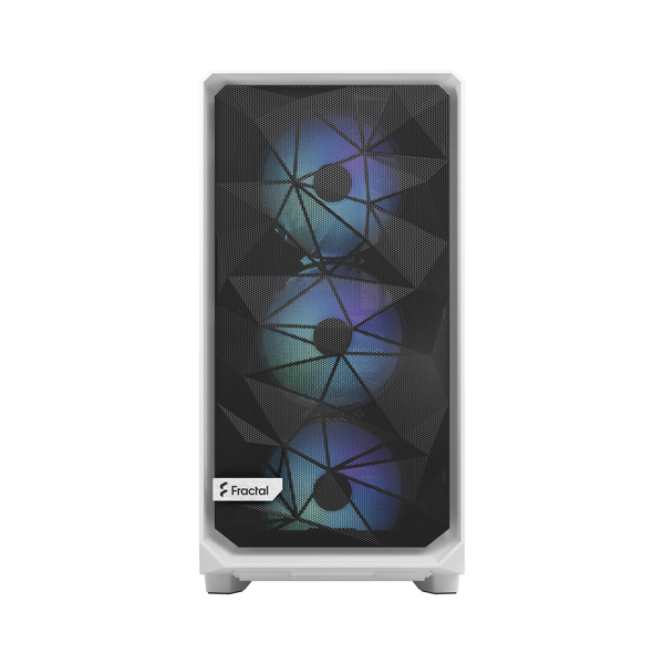 Fractal Meshify 2 RGB White TG Clear Tint Gaming Case - FD-C-MES2A-08