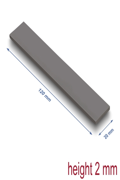Pad thermique Delock 120 x 20 2 mm pour modules M.2 3,2 W/mK - Faible teneur en huile