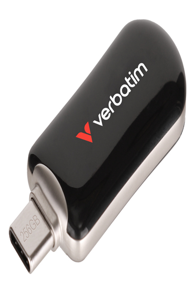 Verbatim Plectra Black USB-C Flash Drive 30226 - USB-Stick - 256 GB - 30226