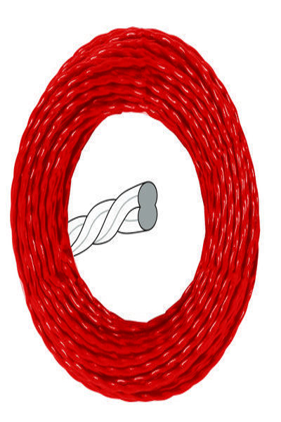 Einhell 3436655 - Bobine pour coupe-bordures - Rouge - 2,4 m