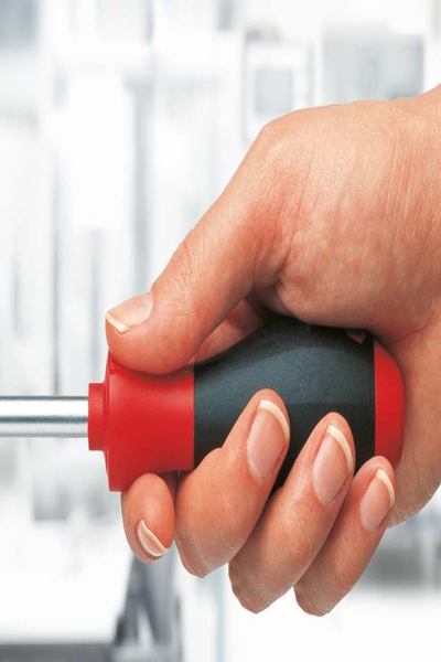 Wiha Werkstatt Dreikant-Schraubendreher SoftFinish 344 Groesse M4