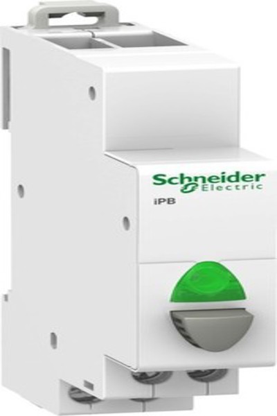 Bouton Schneider 1OE + LED droit 110-230 V A9E18037