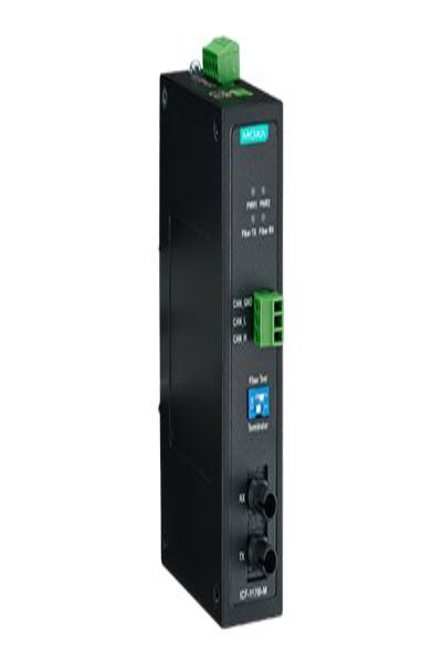 Moxa ICF-1170I-M-ST - 1 Mbit/s - Fiber - CAN 2.0A and 2.0B (ISO 11898-2) - ST - Wired - 2000 m