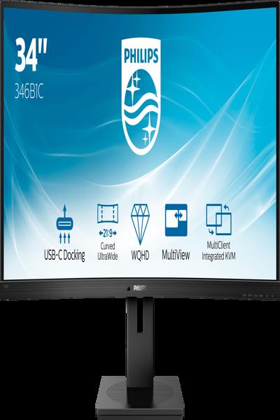 Philips B Line 346B1C/00 Monitor 34" QHD LCD 4ms - 346B1C/00