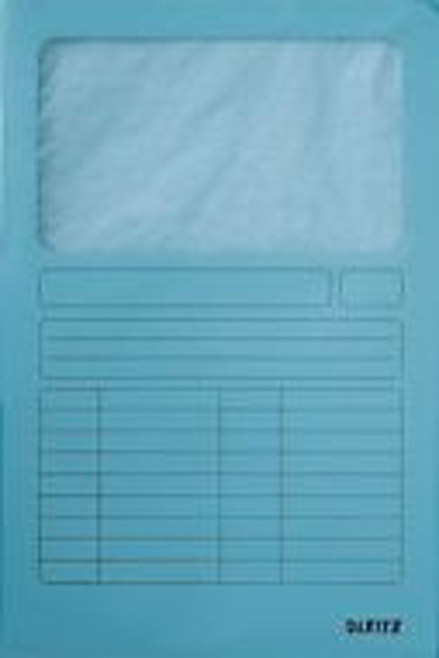 Chemise à fenêtre bleue Esselte Leitz A4