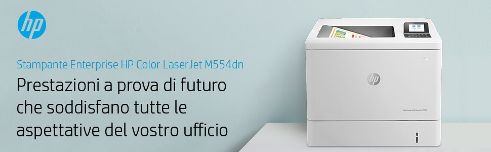 HP Color LaserJet Enterprise M554dn Printer - 7ZU81A